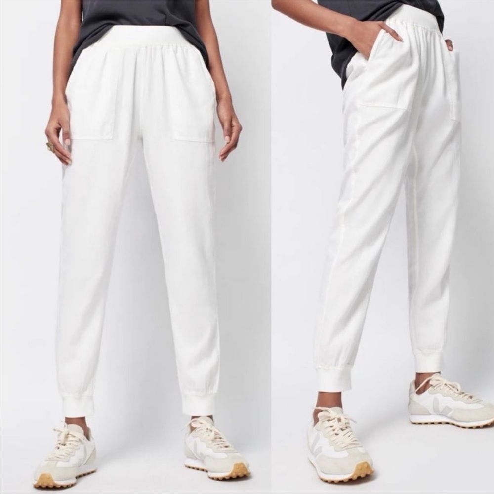 Faherty Arlie Day‎ White Jogger Pants size XL linen